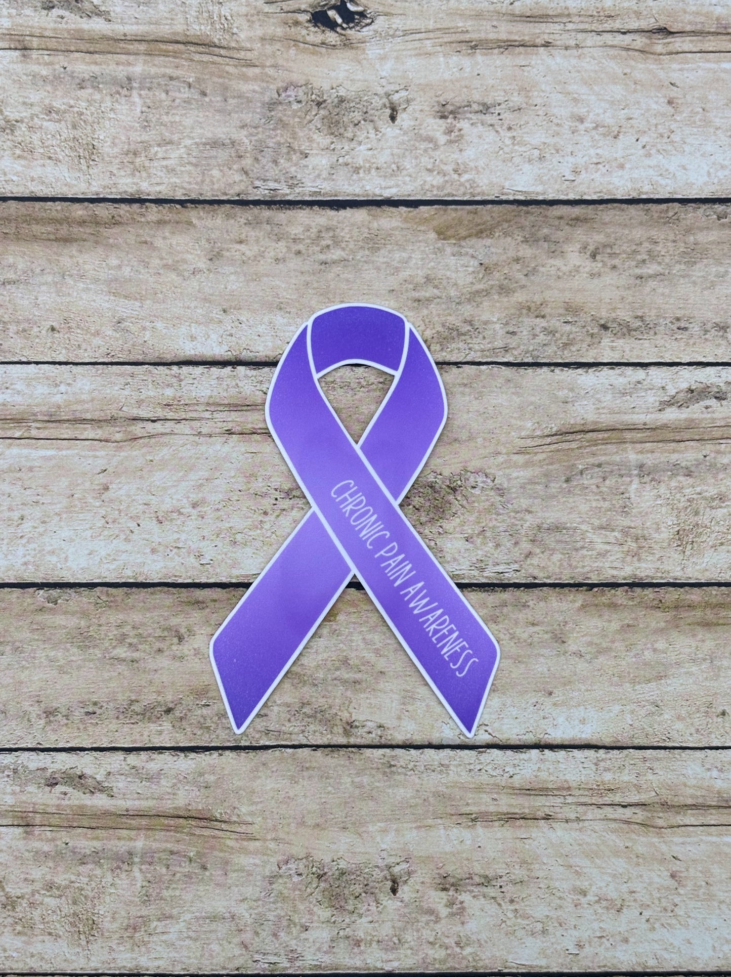 Chronic Pain Awareness Ribbon Sticker