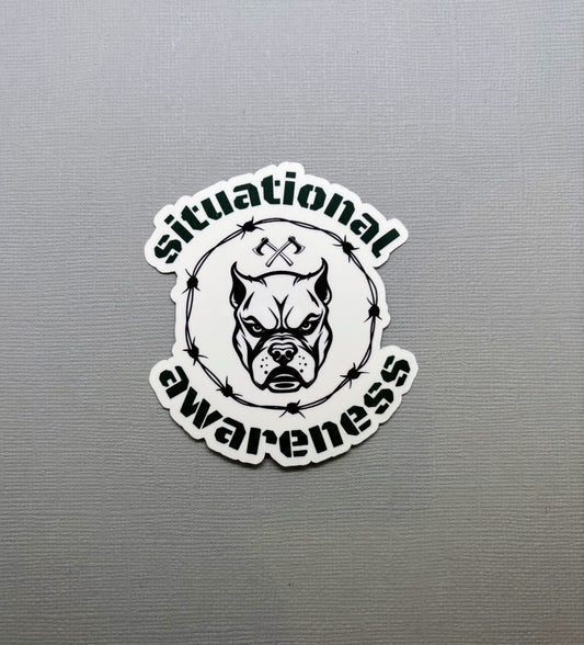 Situational Awareness with Pitbull Sticker