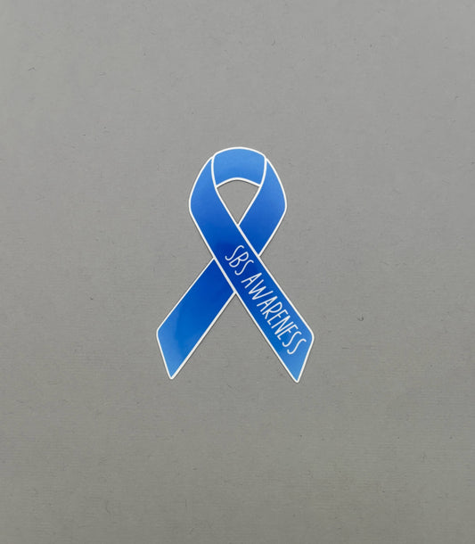 SBS Awareness Ribbon Sticker or Magnet | Short Bowel Syndrome