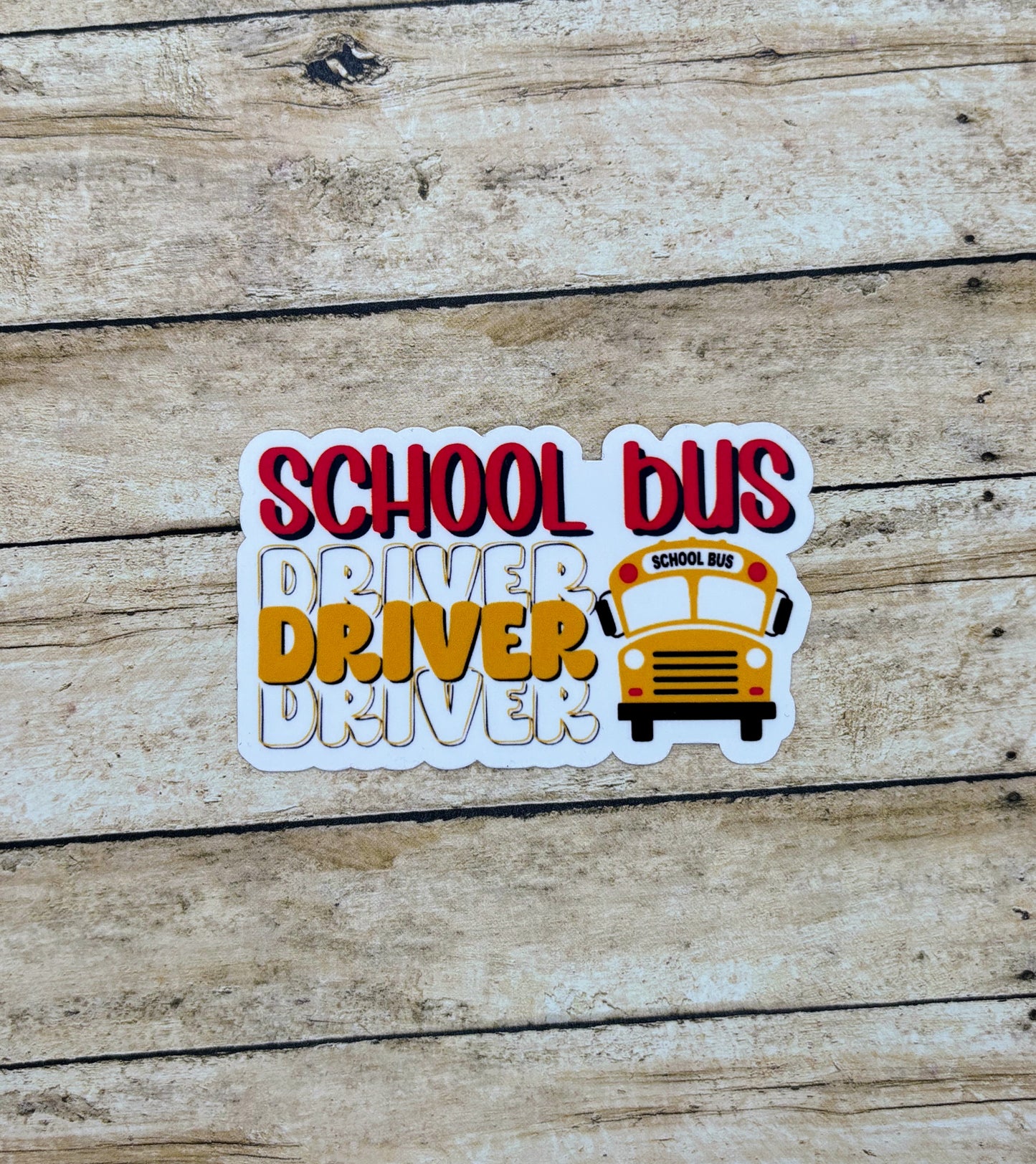 School Bus Driver Sticker