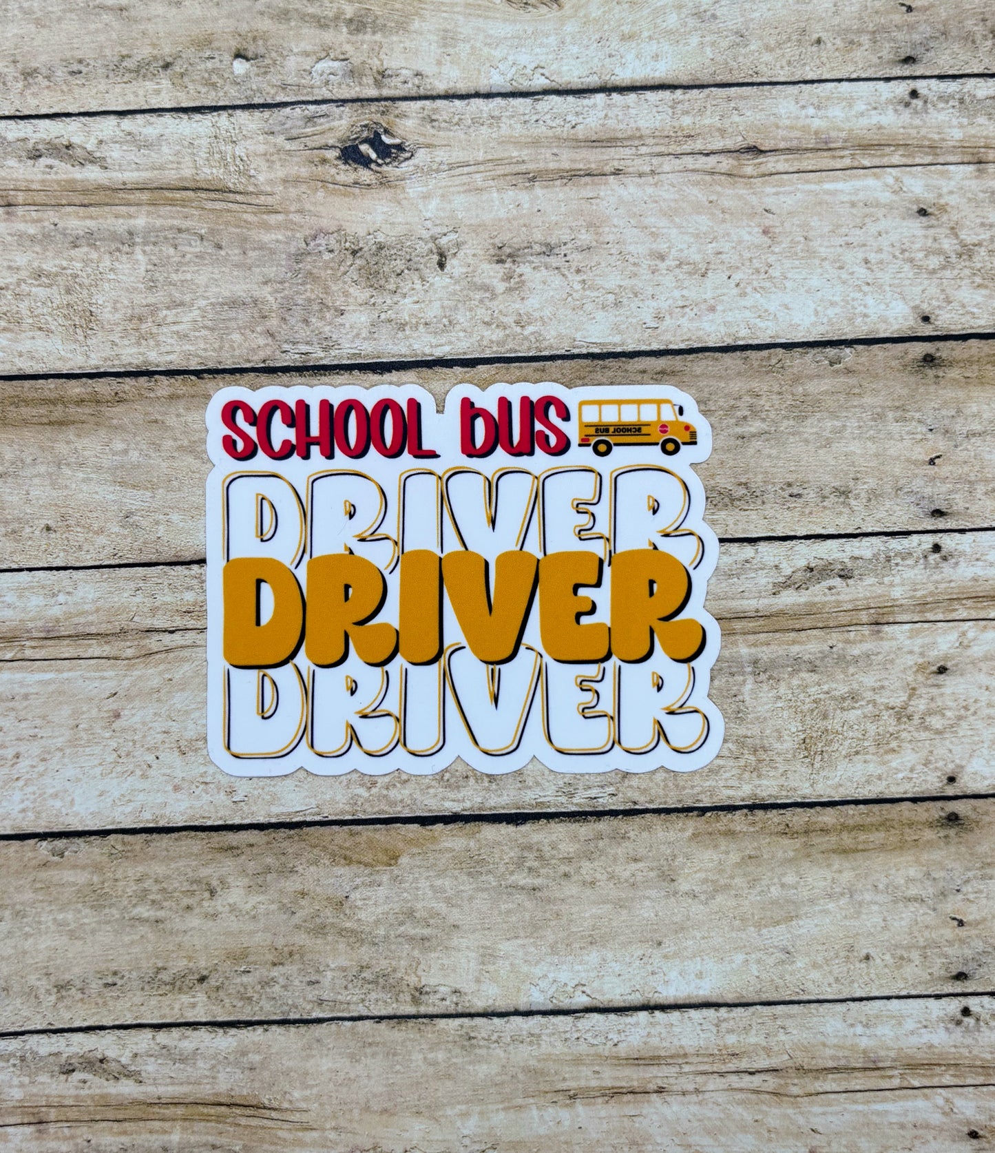 School Bus Driver Sticker