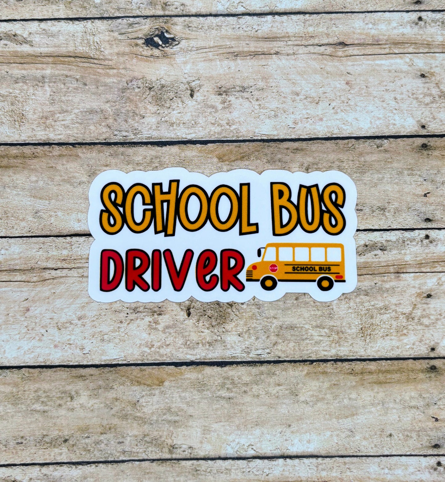 School Bus Driver Sticker