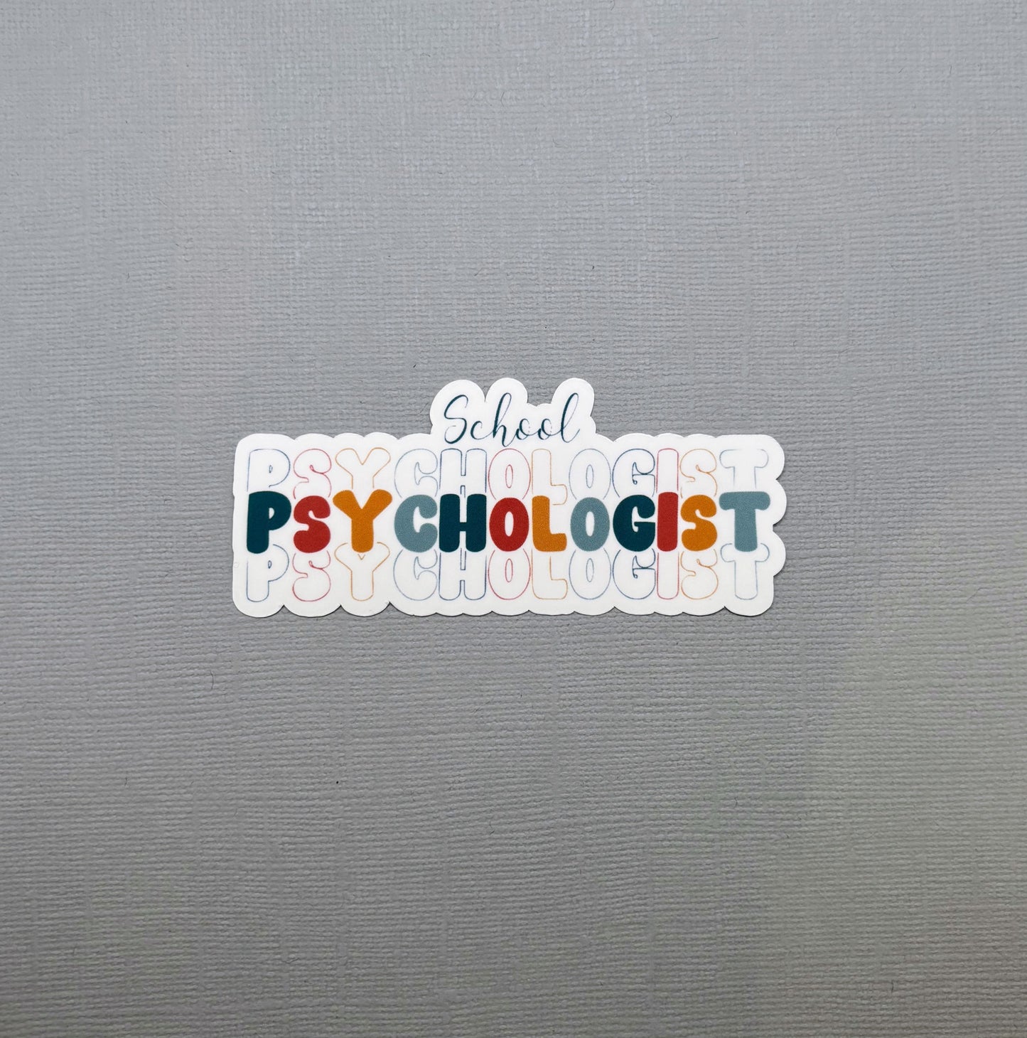 School Psychologist Sticker