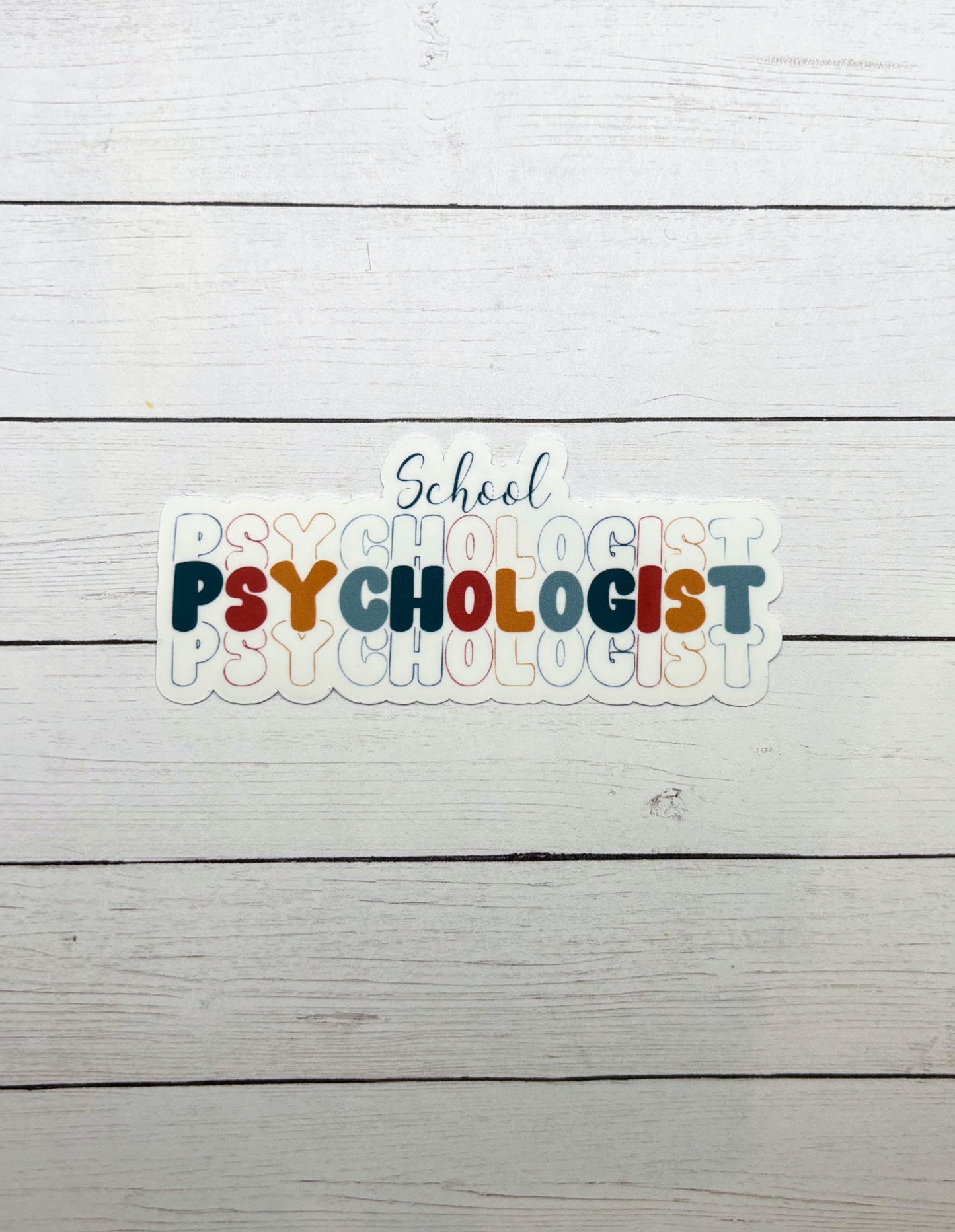 School Psychologist Sticker