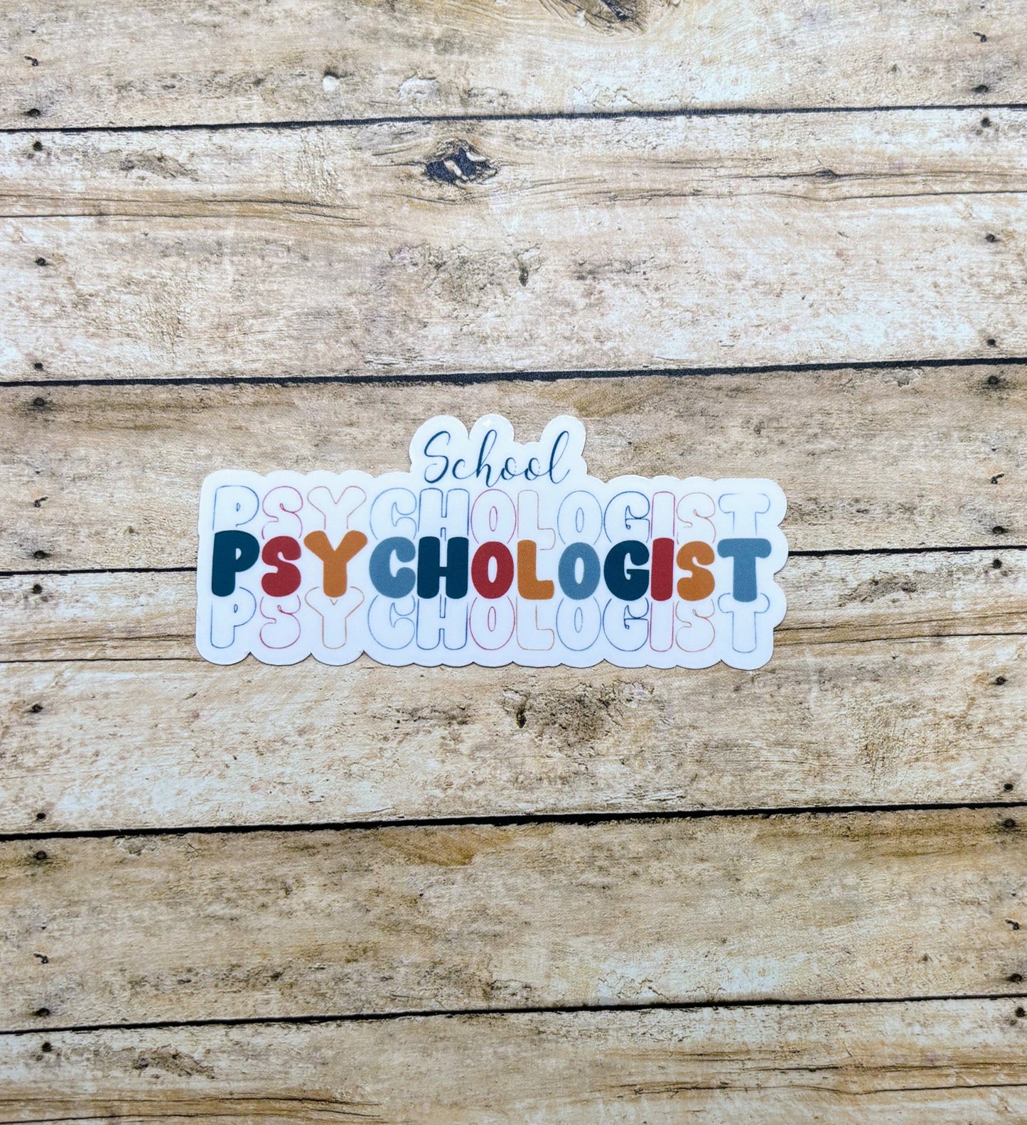 School Psychologist Sticker