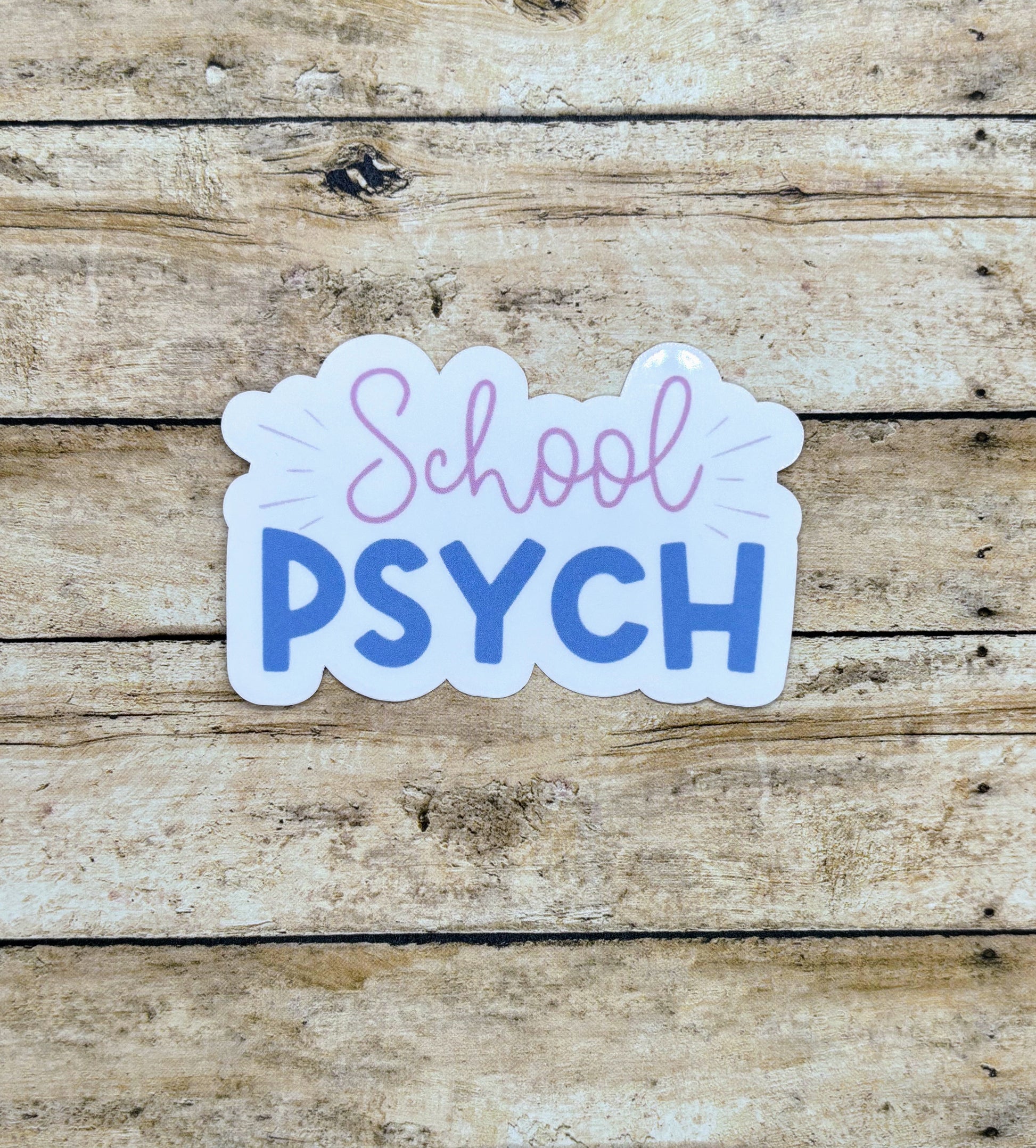 School Psych Sticker – Made with Monday