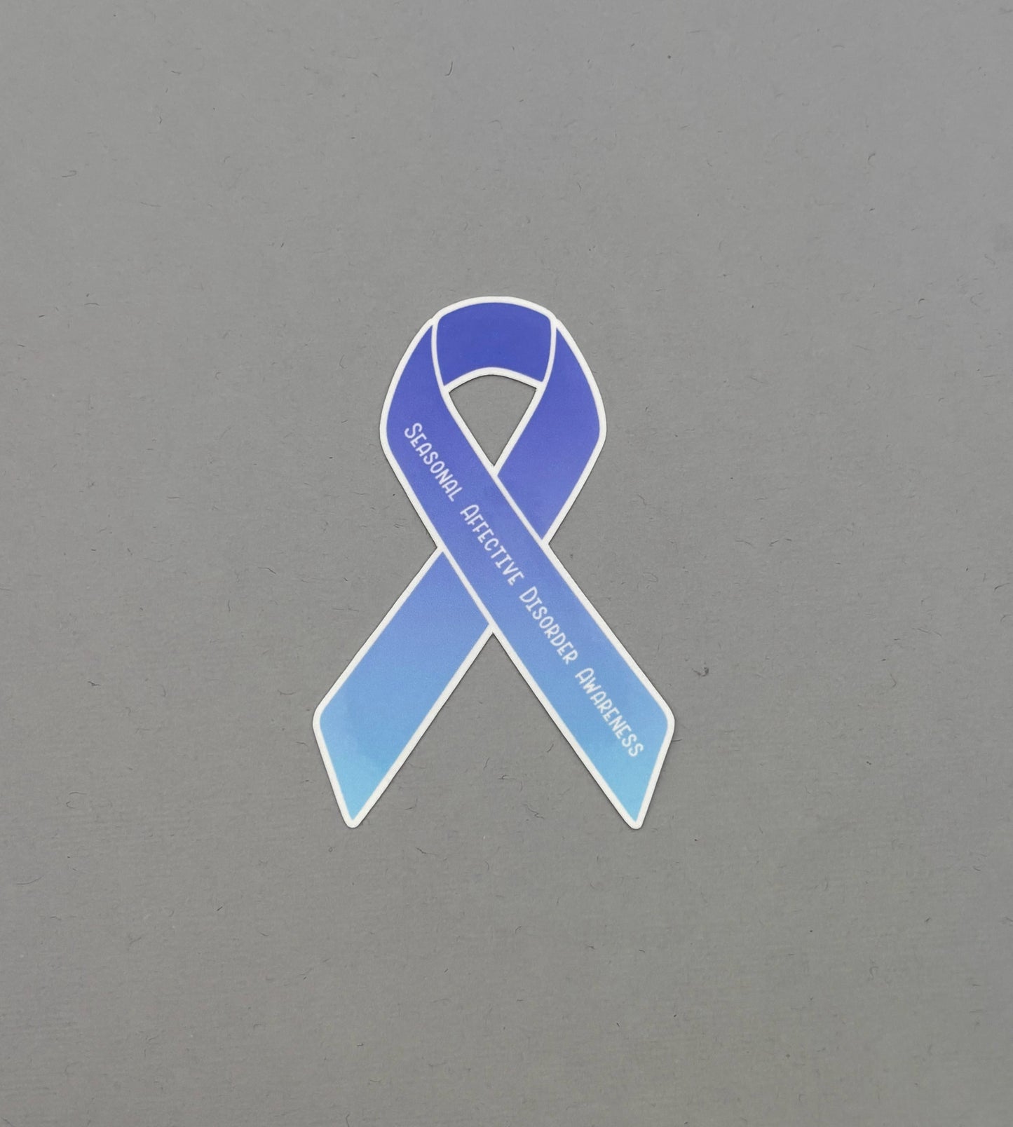 Seasonal Affective Disorder Awareness Ribbon Sticker