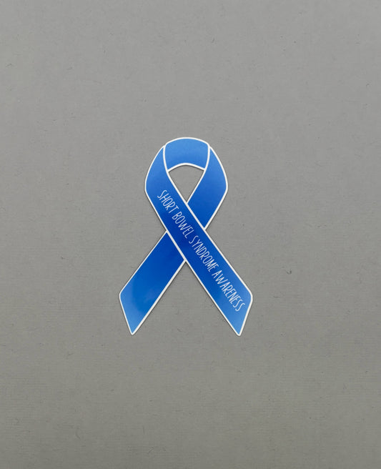 Short Bowel Syndrome Awareness Ribbon Sticker or Magnet | SBS