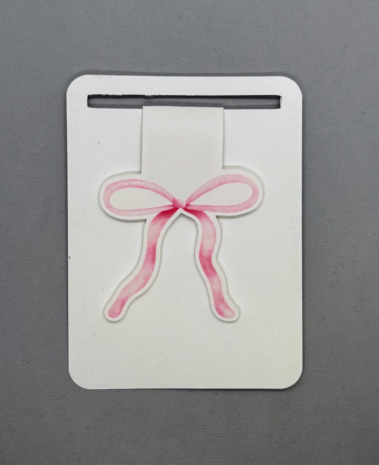 Pink Coquette Bow Magnetic Bookmark