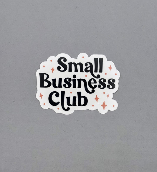 Small Business Club Sticker
