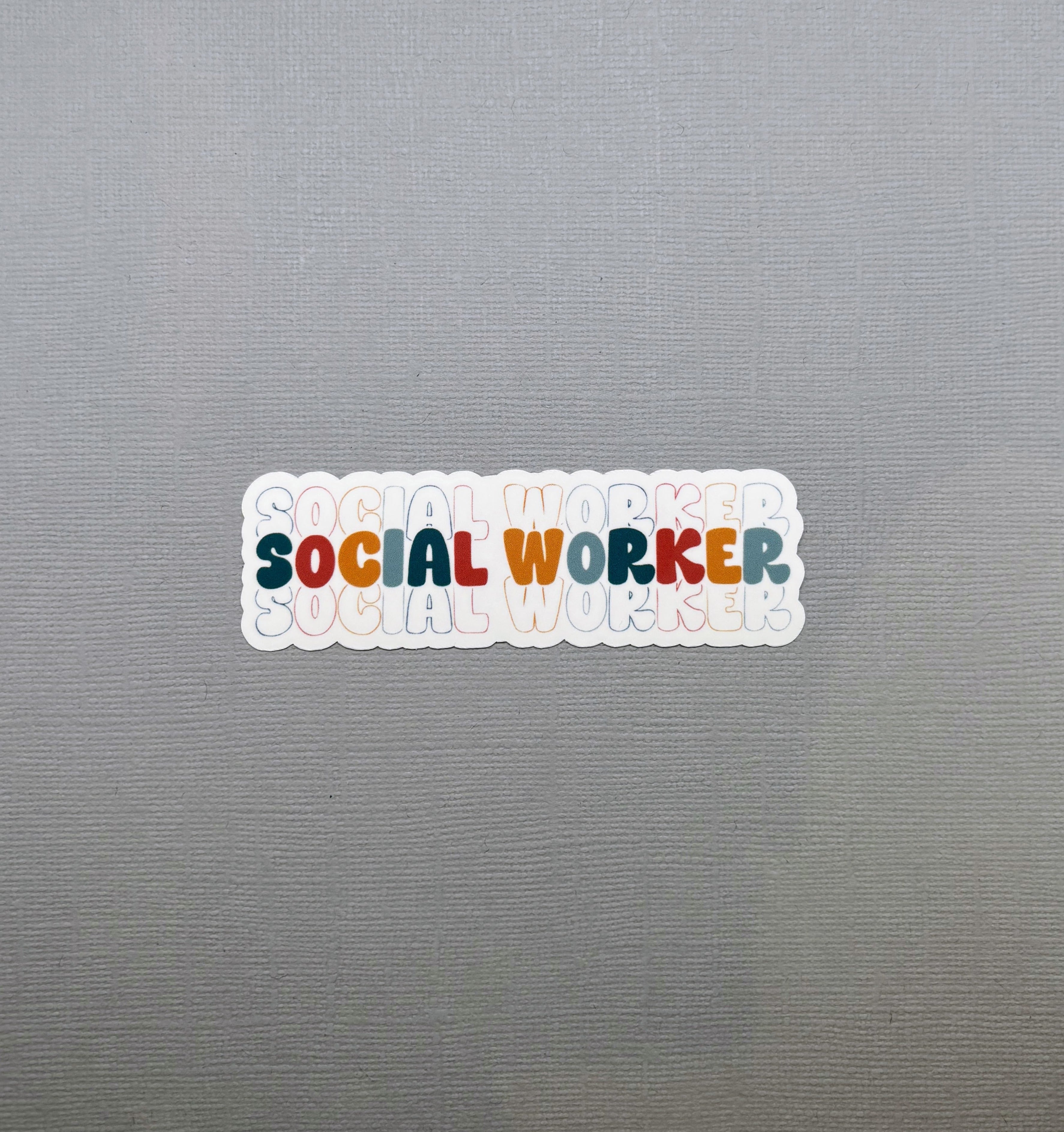 Social Support Sticker Social Worker Sticker – Made with Monday