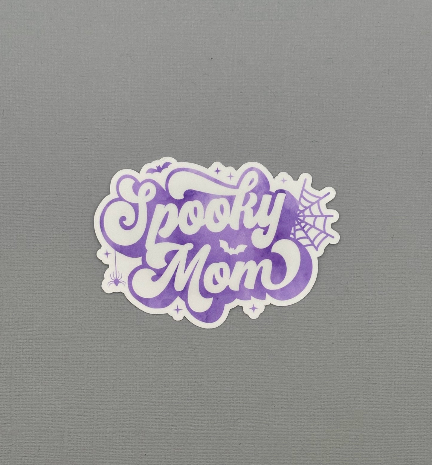 Spooky Mom- Light Purple Sticker