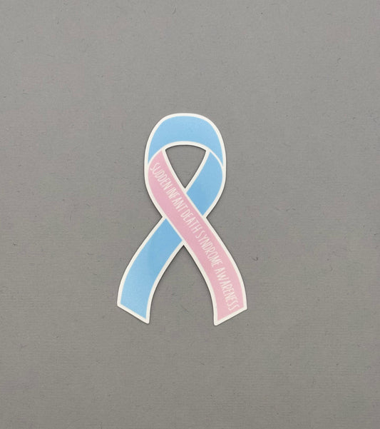 Sudden Infant Death Syndrome Awareness Ribbon Sticker