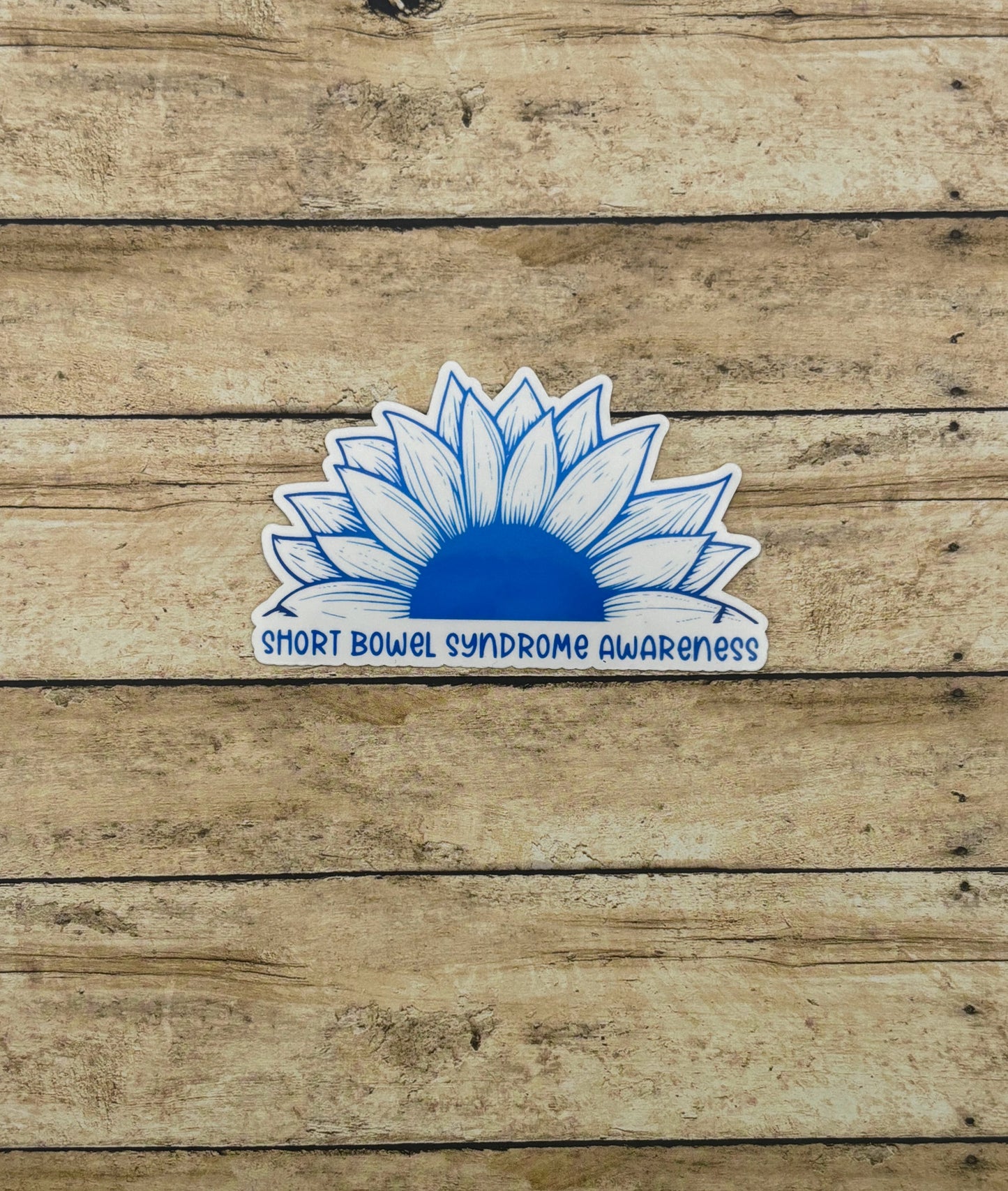 Short Bowel Syndrome Awareness Sunflower Sticker
