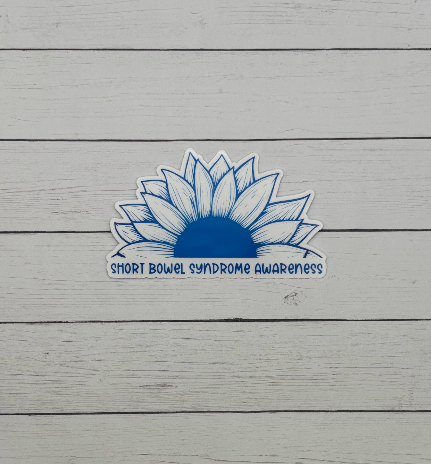 Short Bowel Syndrome Awareness Sunflower Sticker