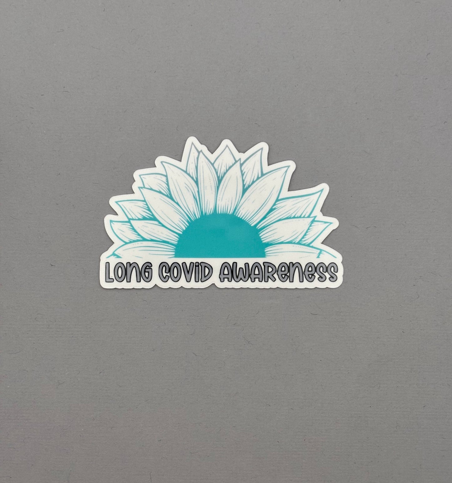 Long Covid Awareness Sunflower Sticker