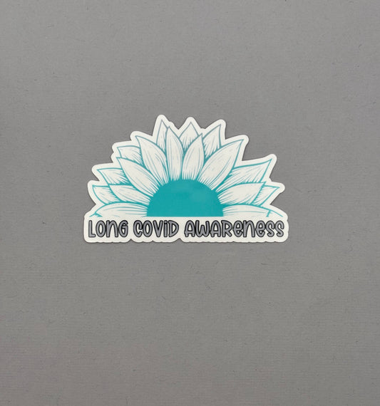 Long Covid Awareness Sunflower Sticker