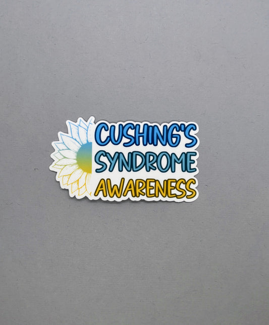Cushing's Syndrome Awareness Sunflower Sticker