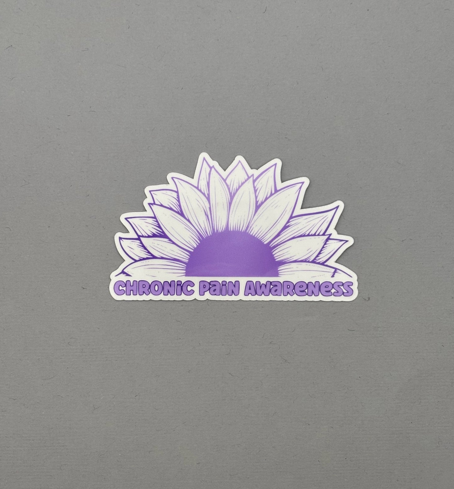 Chronic Pain Awareness Sunflower Sticker