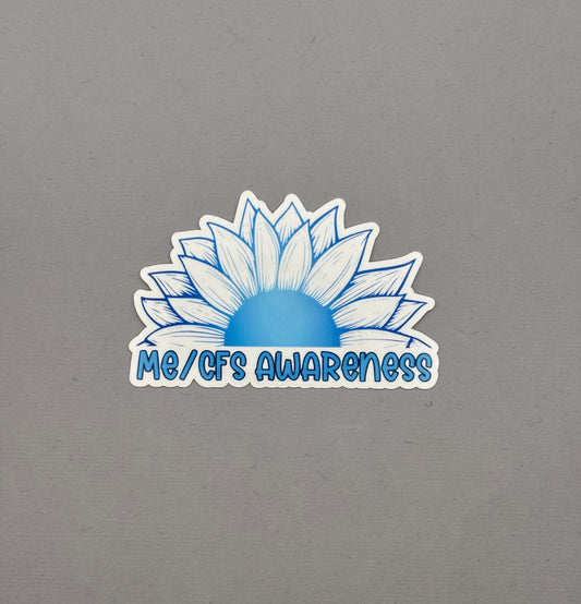 ME/CFS Awareness Sunflower Sticker