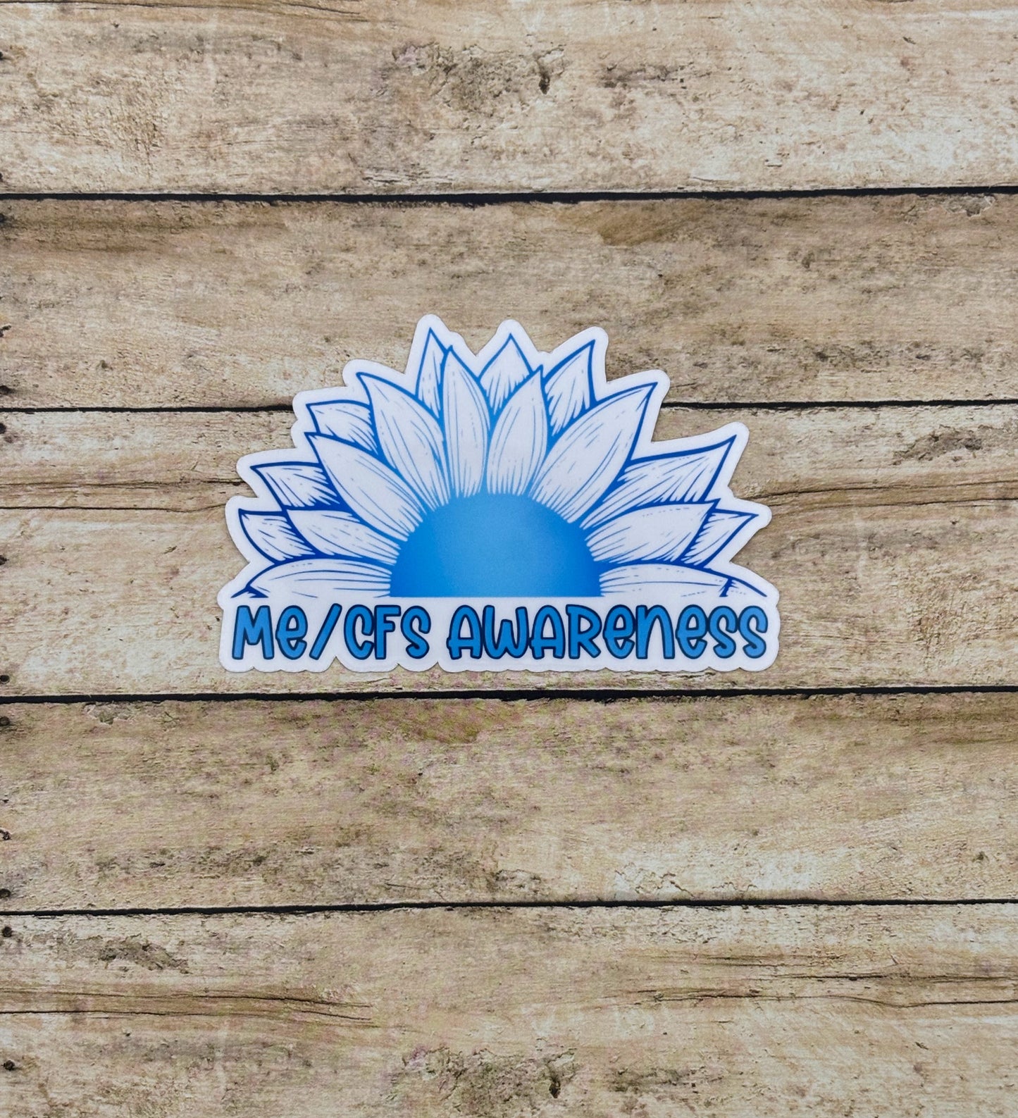 ME/CFS Awareness Sunflower Sticker