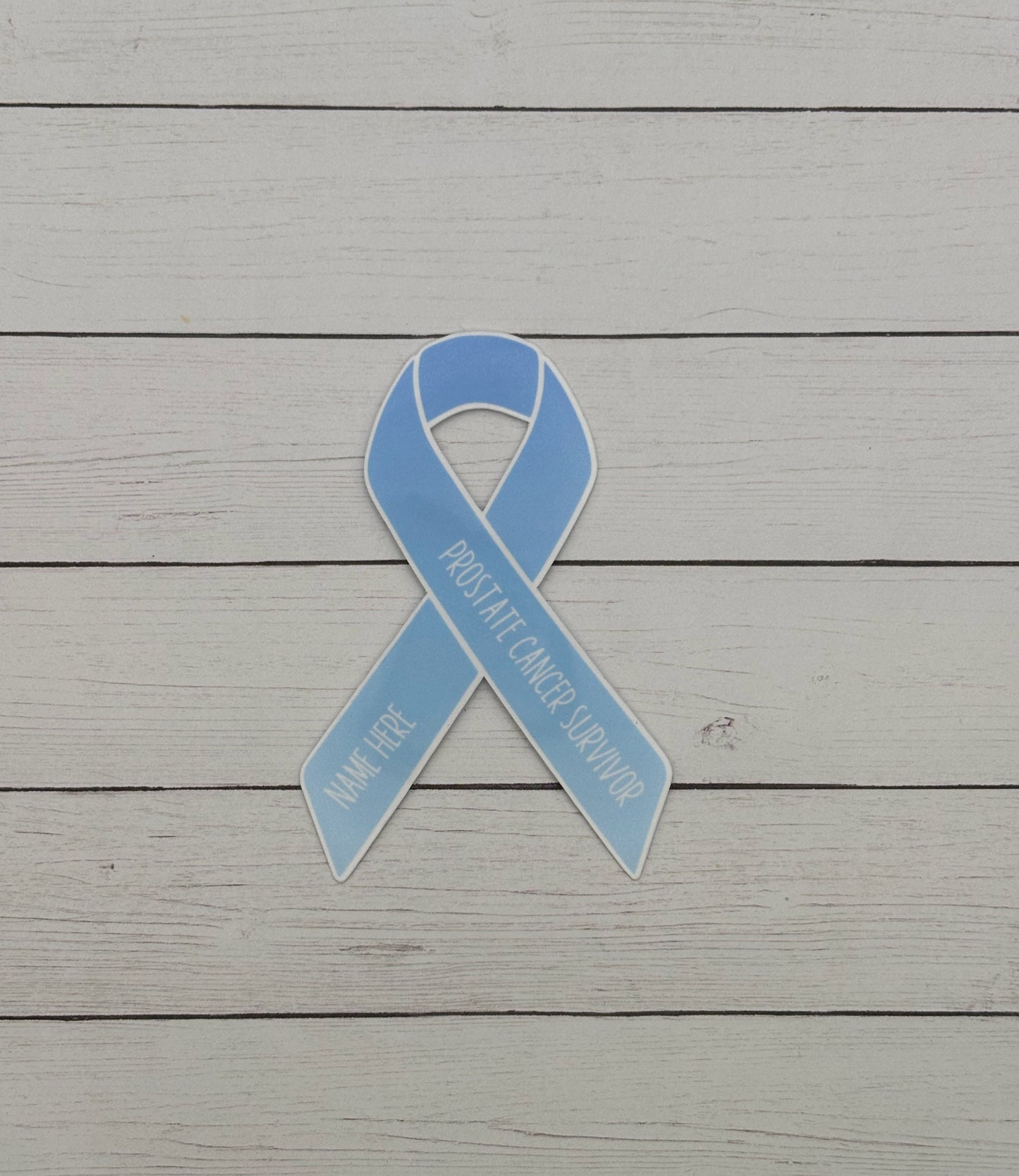 Prostate Cancer Survivor Custom Ribbon Sticker