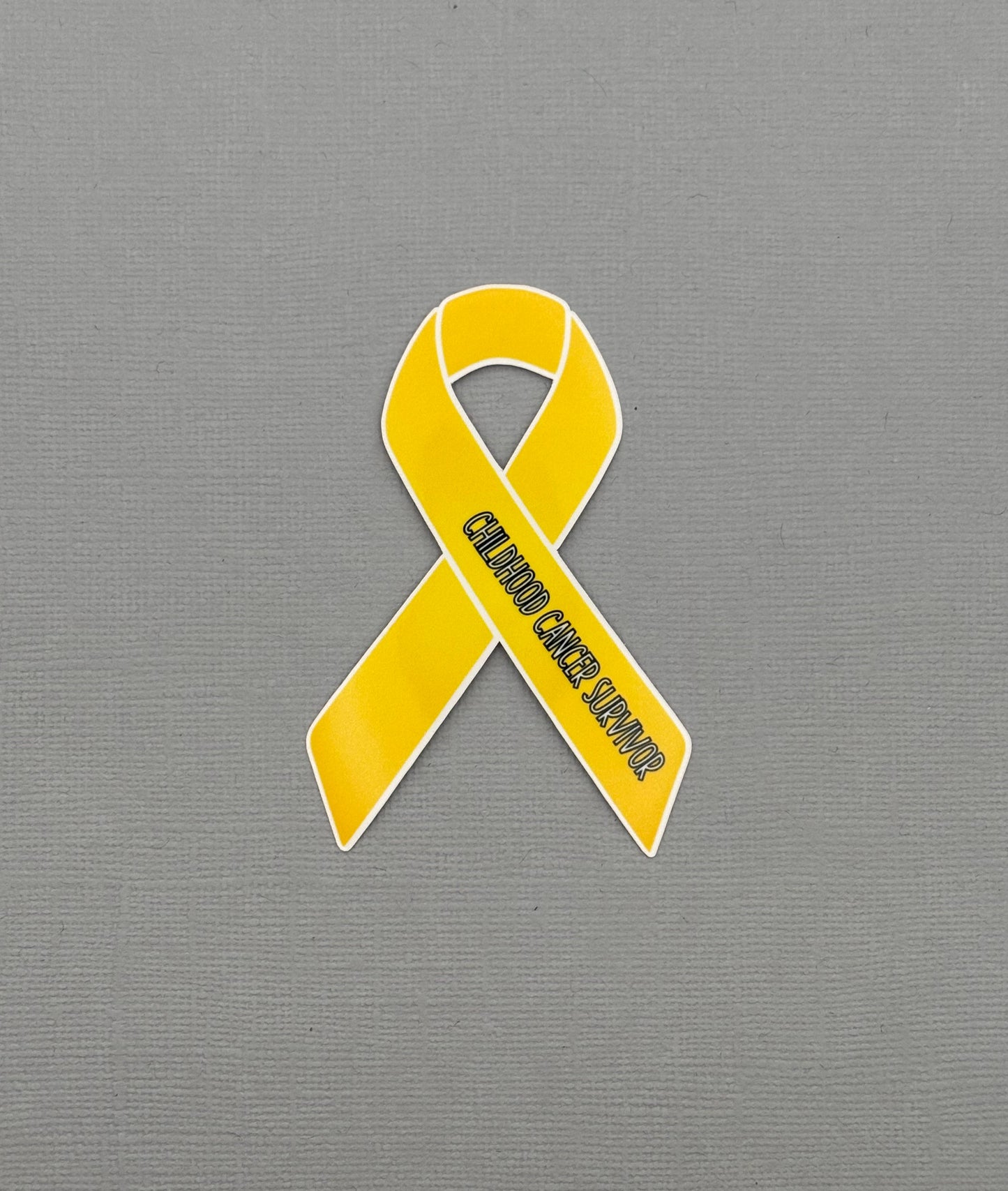 Childhood Cancer Survivor Ribbon Sticker
