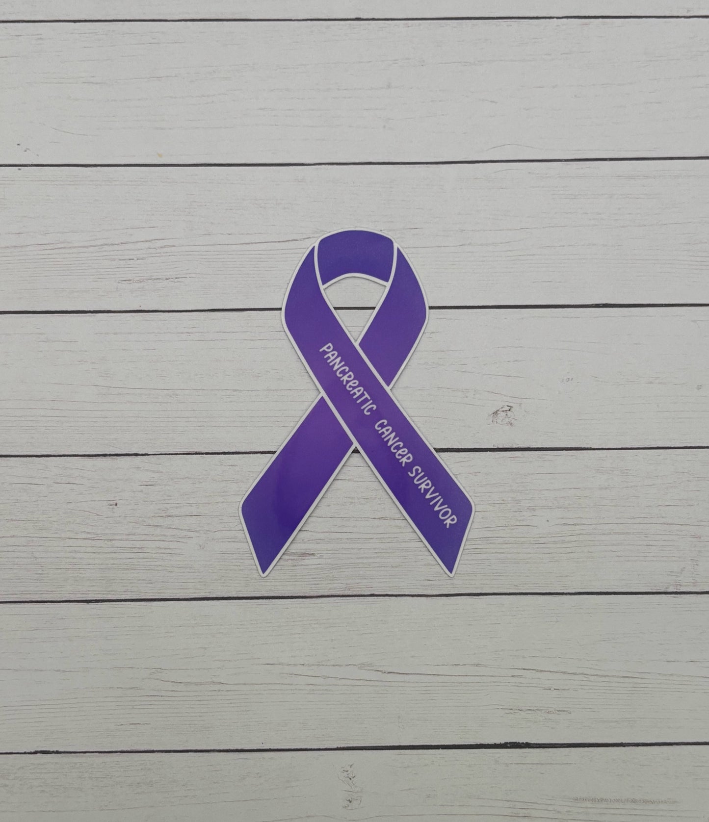 Pancreatic Cancer Survivor Ribbon Sticker