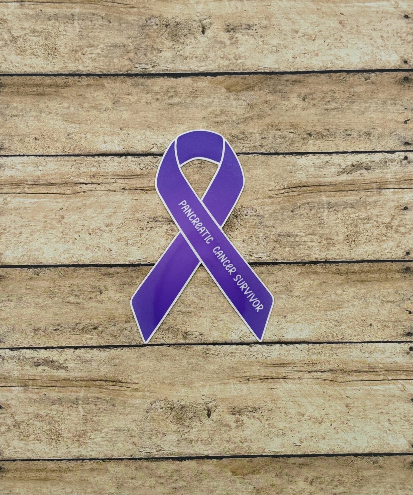 Pancreatic Cancer Survivor Ribbon Sticker