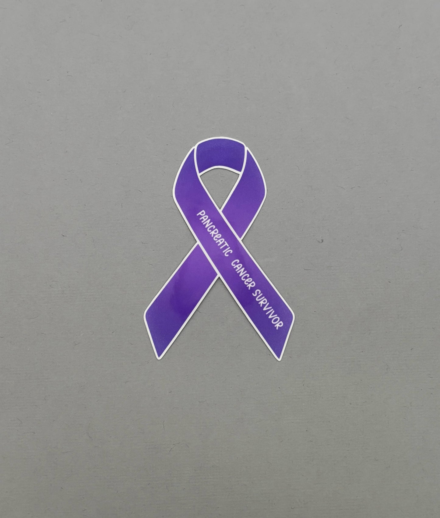 Pancreatic Cancer Survivor Ribbon Sticker