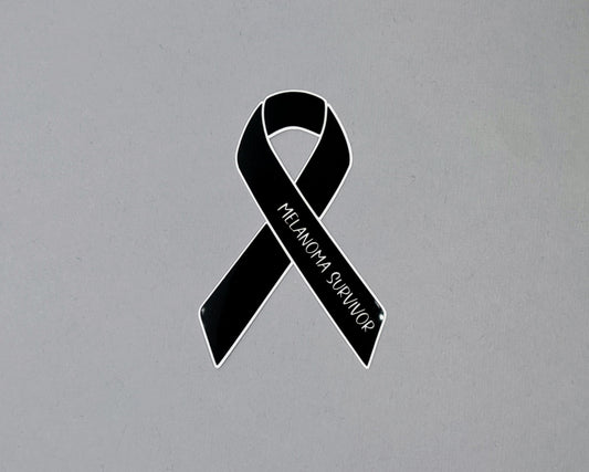 Melanoma Survivor Ribbon Sticker