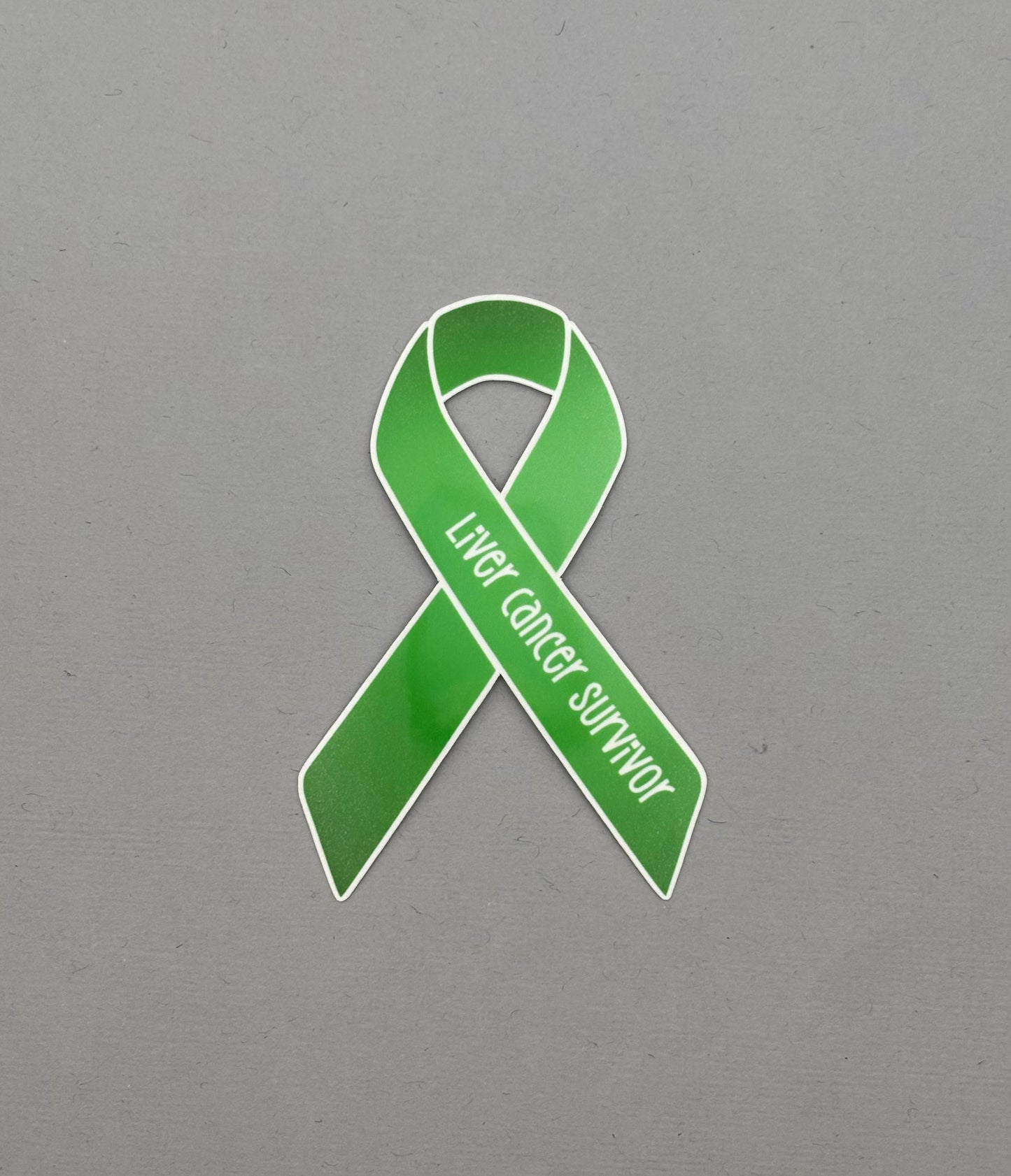Liver Cancer Survivor Ribbon Sticker