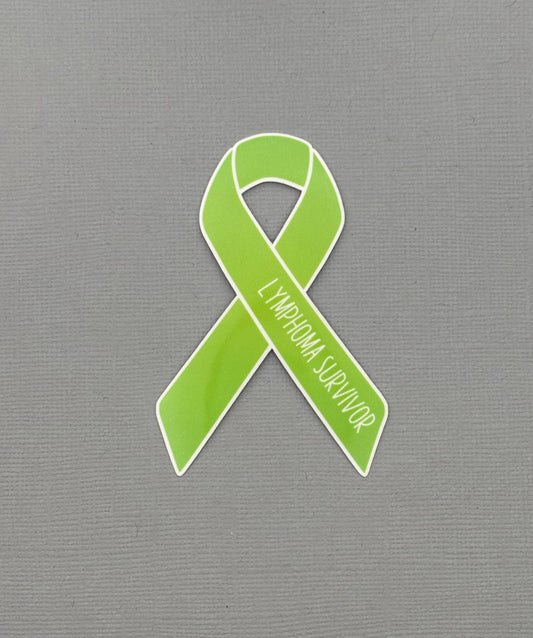 Lymphoma Survivor Ribbon Sticker