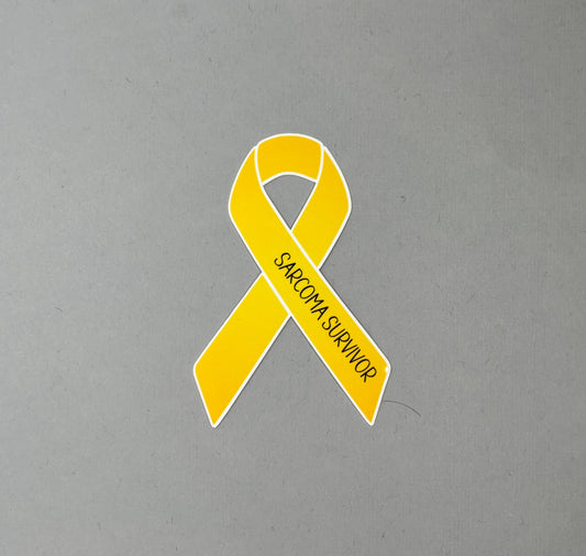 Sarcoma Survivor Ribbon Sticker