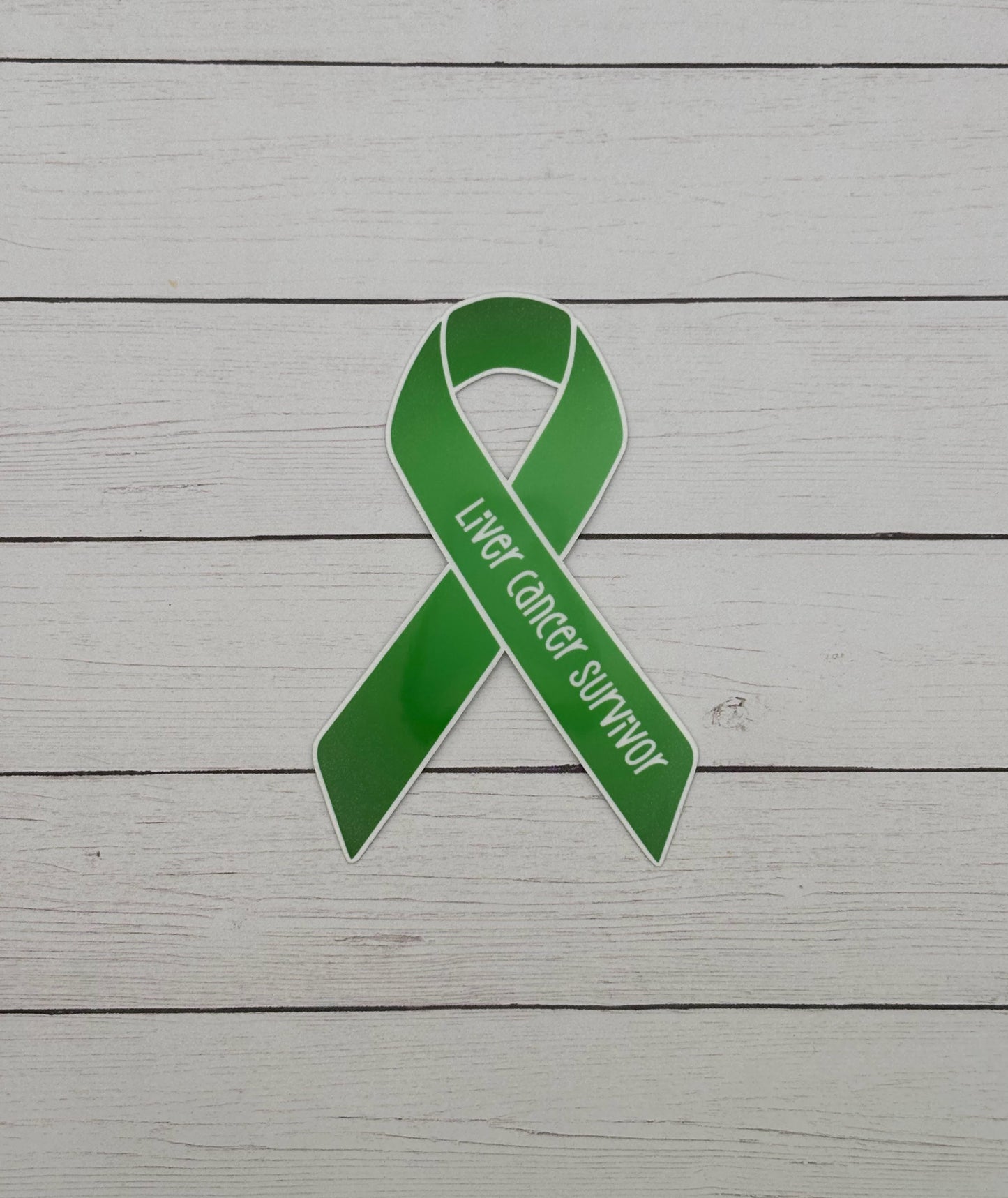 Liver Cancer Survivor Ribbon Sticker