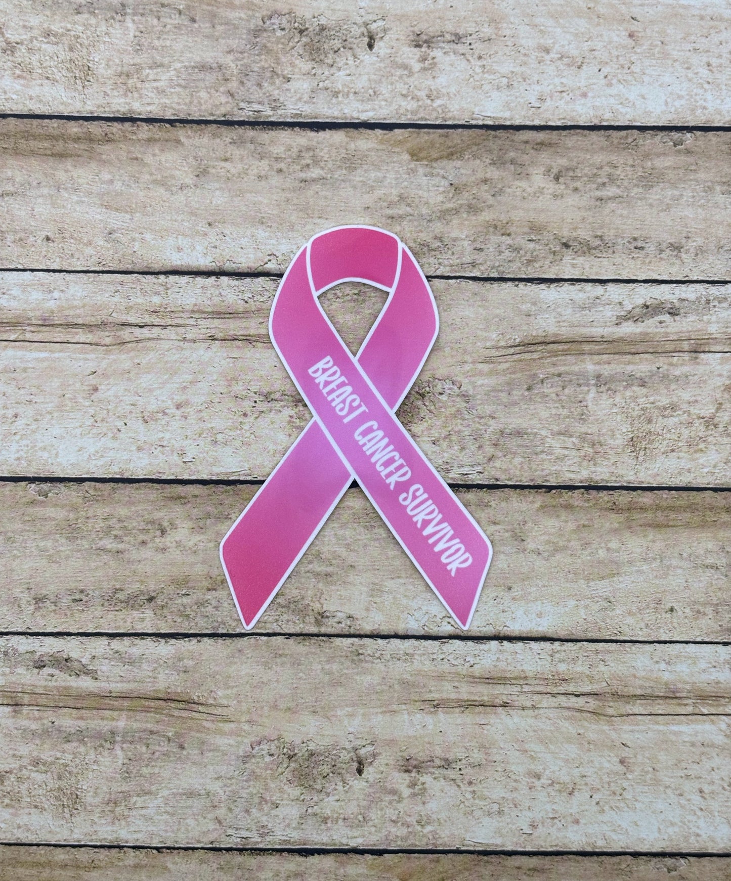 Breast Cancer Survivor Ribbon Sticker
