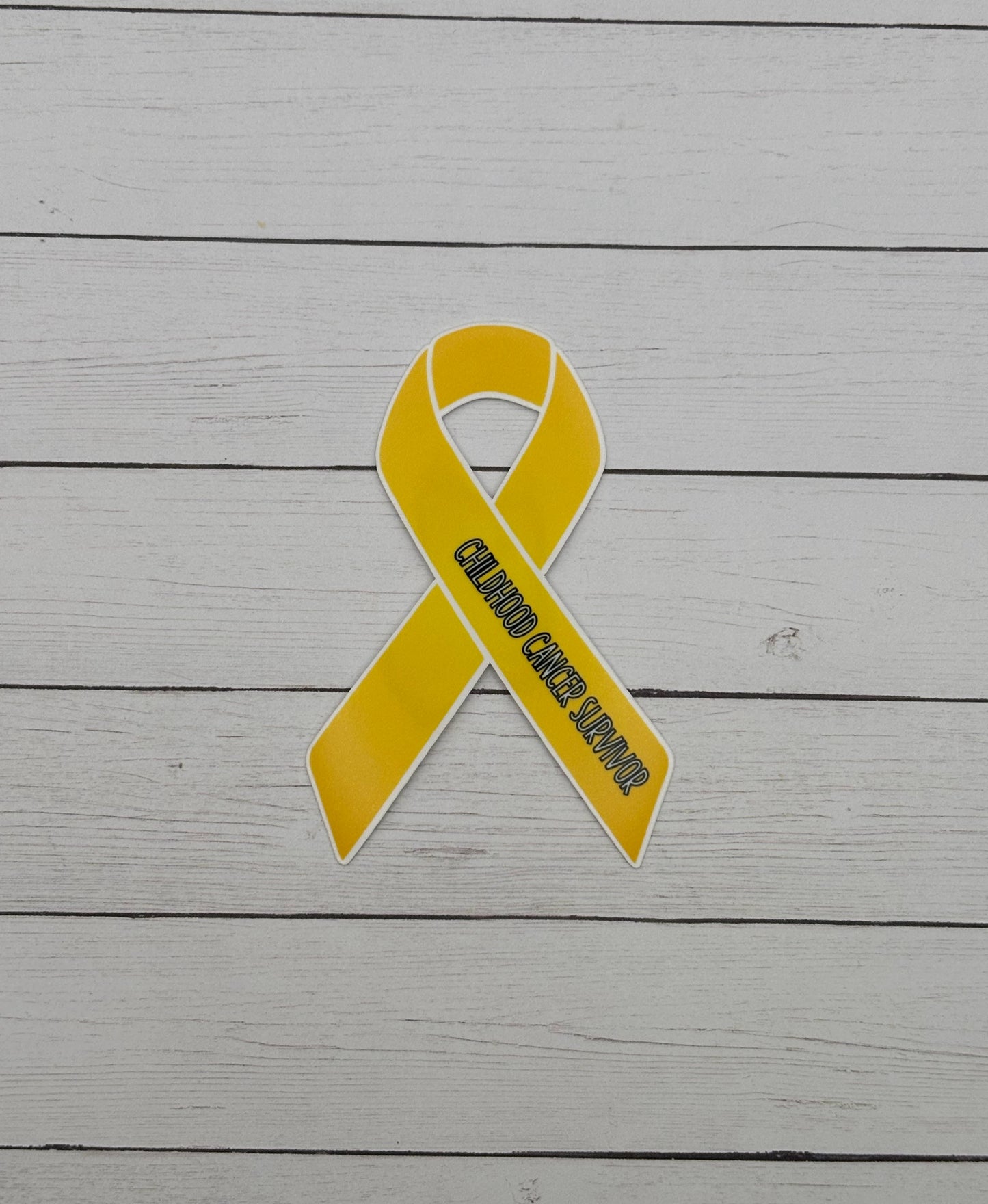 Childhood Cancer Survivor Ribbon Sticker