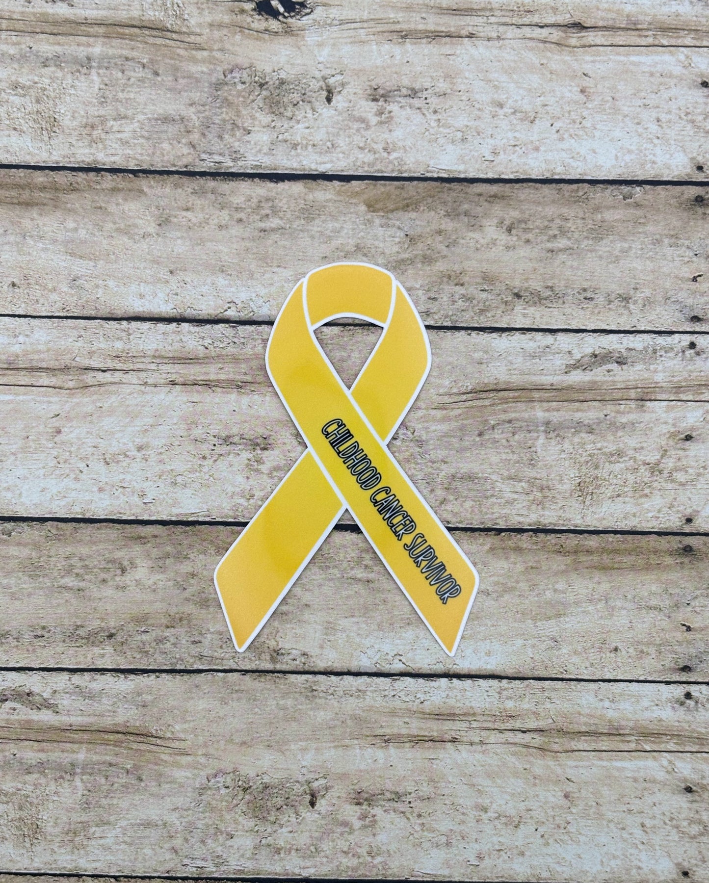 Childhood Cancer Survivor Ribbon Sticker