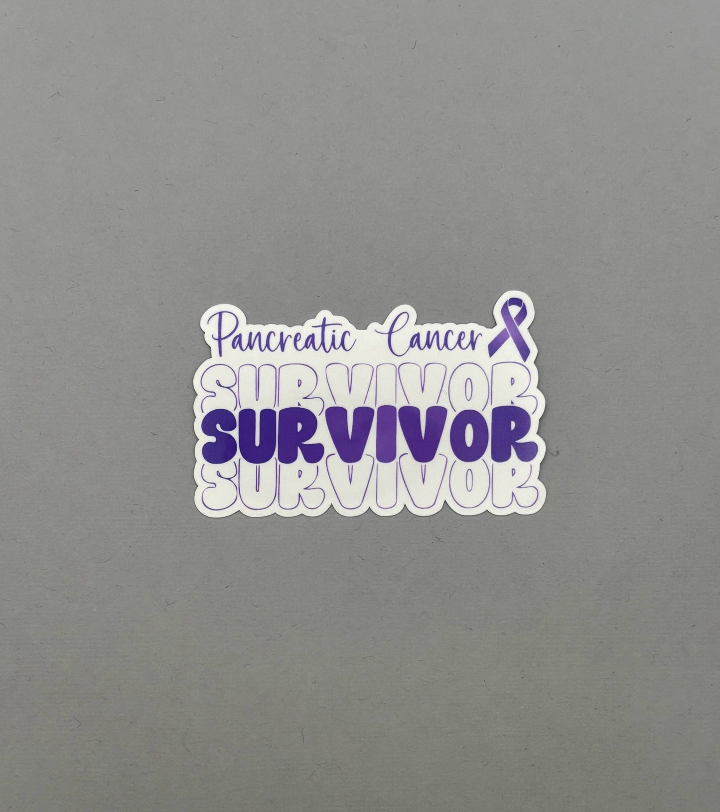 Pancreatic Cancer Survivor Sticker