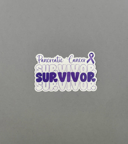 Pancreatic Cancer Survivor Sticker