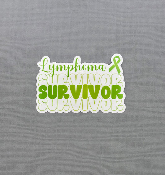 Lymphoma Survivor Sticker