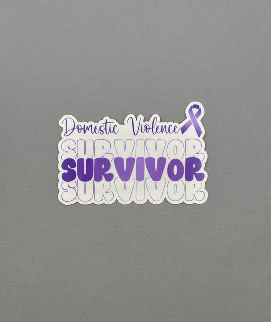 Domestic Violence Survivor Sticker