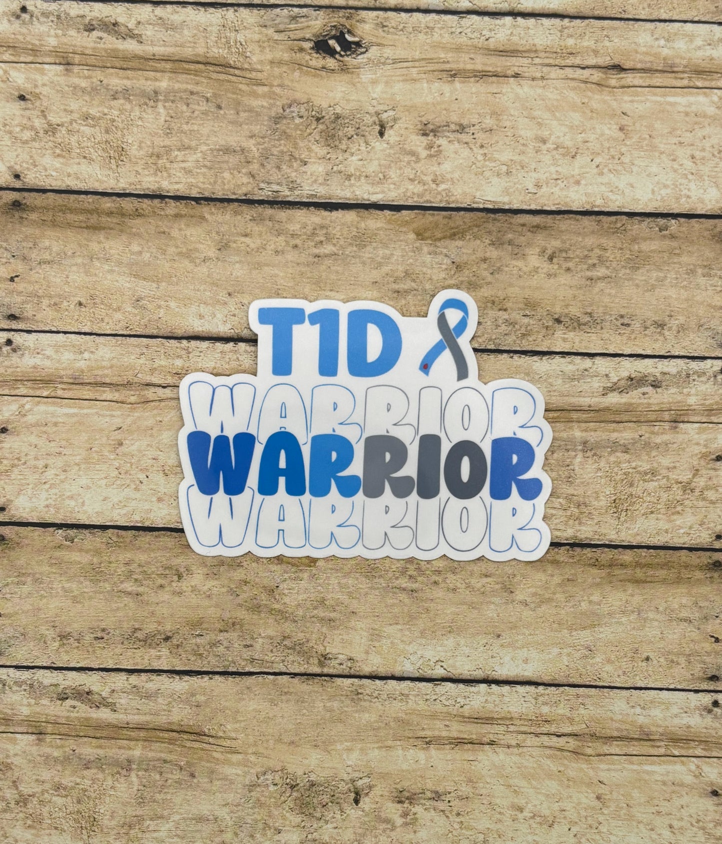 T1D Warrior Sticker