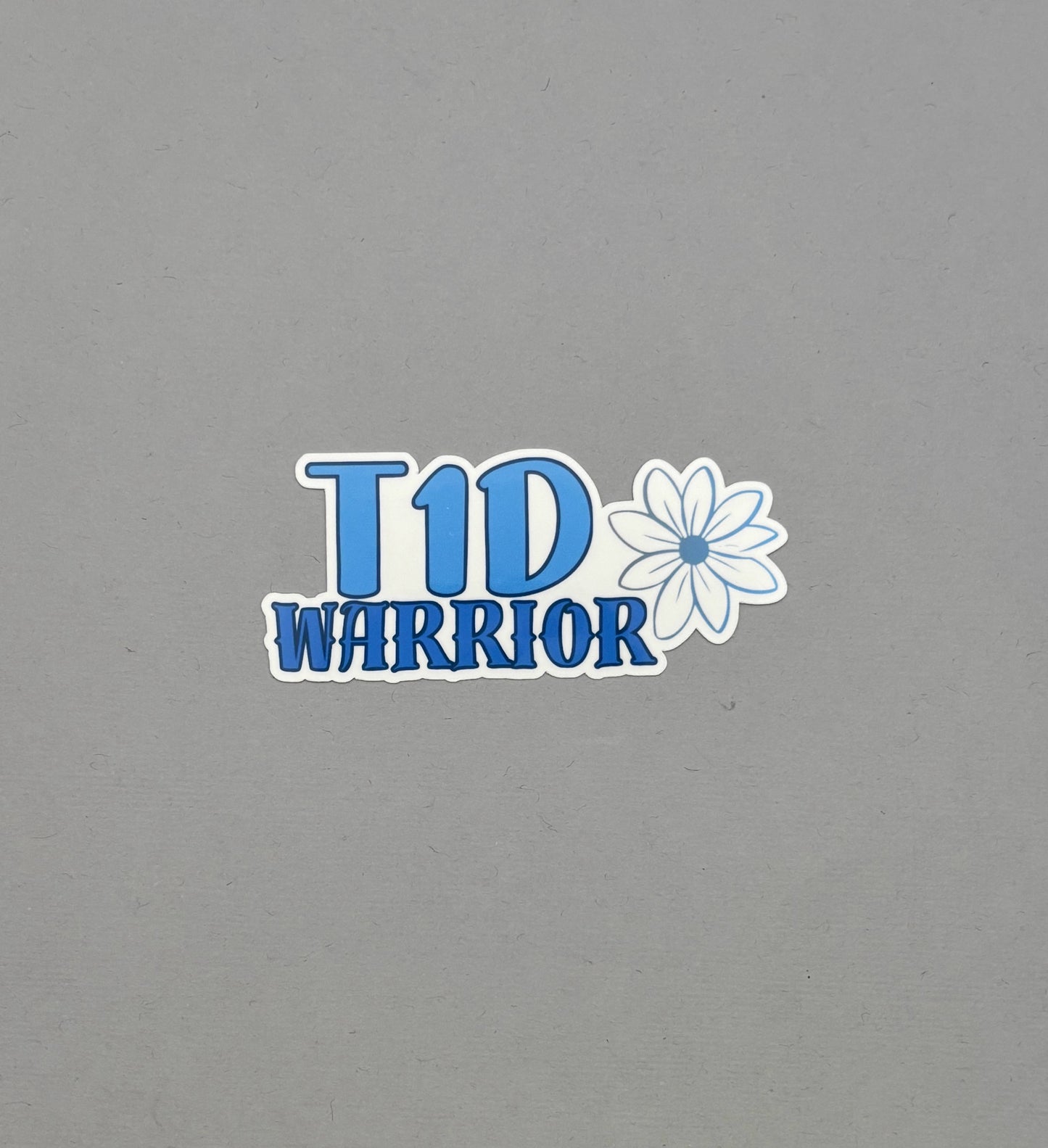 T1D Warrior Flower Sticker