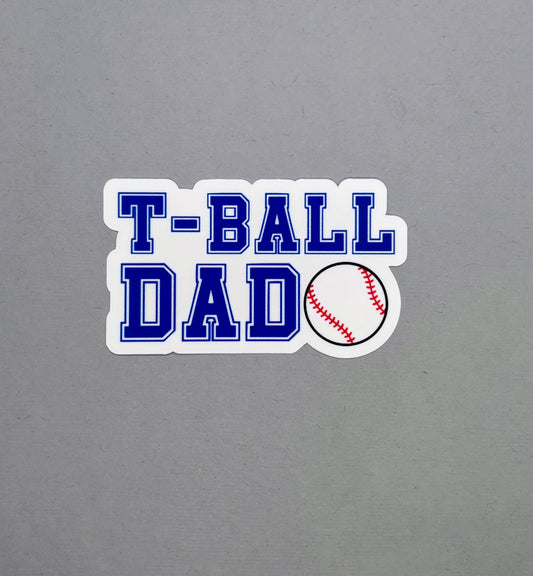 T-Ball Dad Sticker