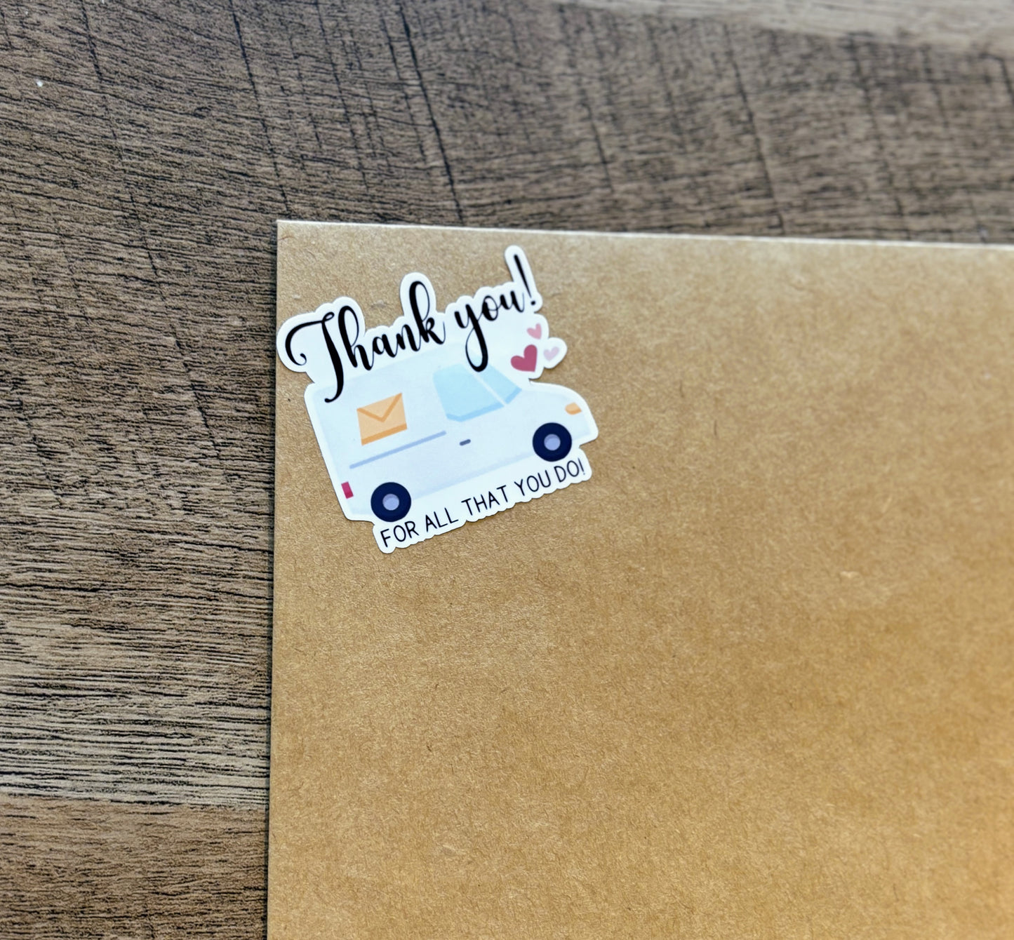 Thank you Mail Carrier Small Business Packaging Stickers