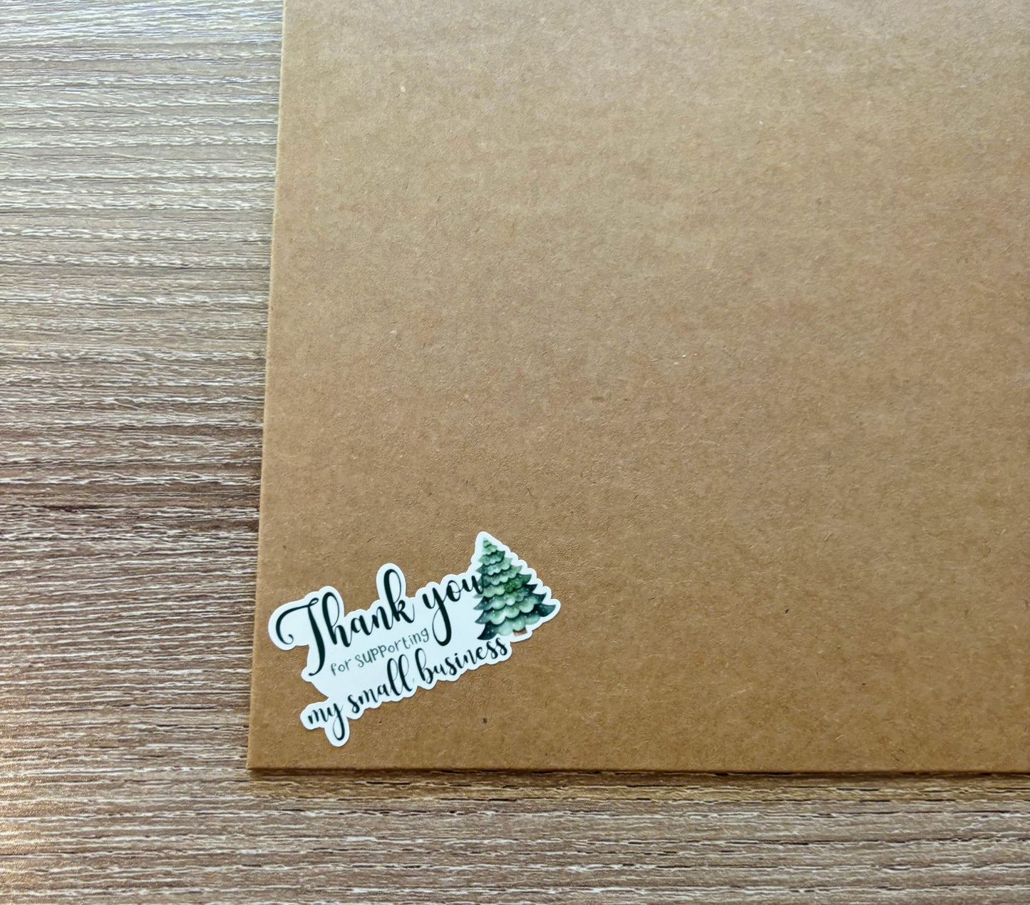 Thank you for Supporting my Small Business - Holiday Packaging Stickers