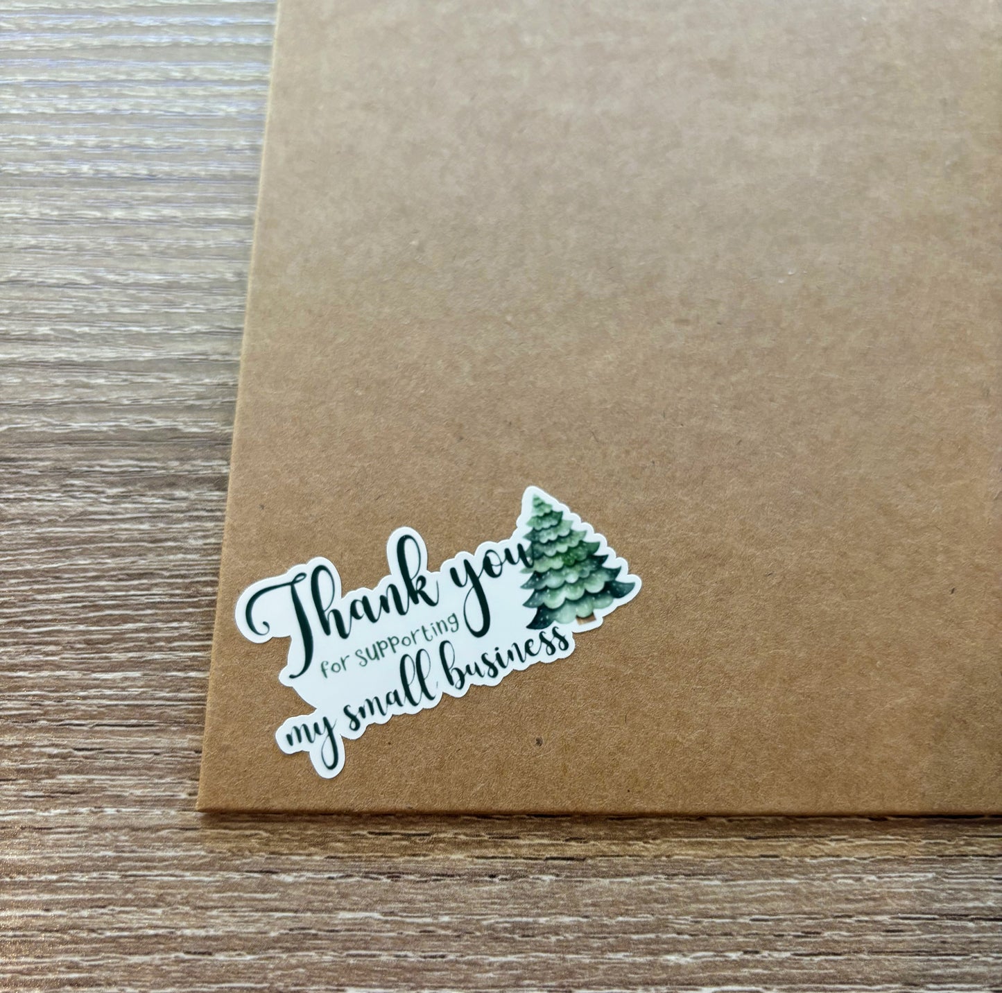 Thank you for Supporting my Small Business - Holiday Packaging Stickers