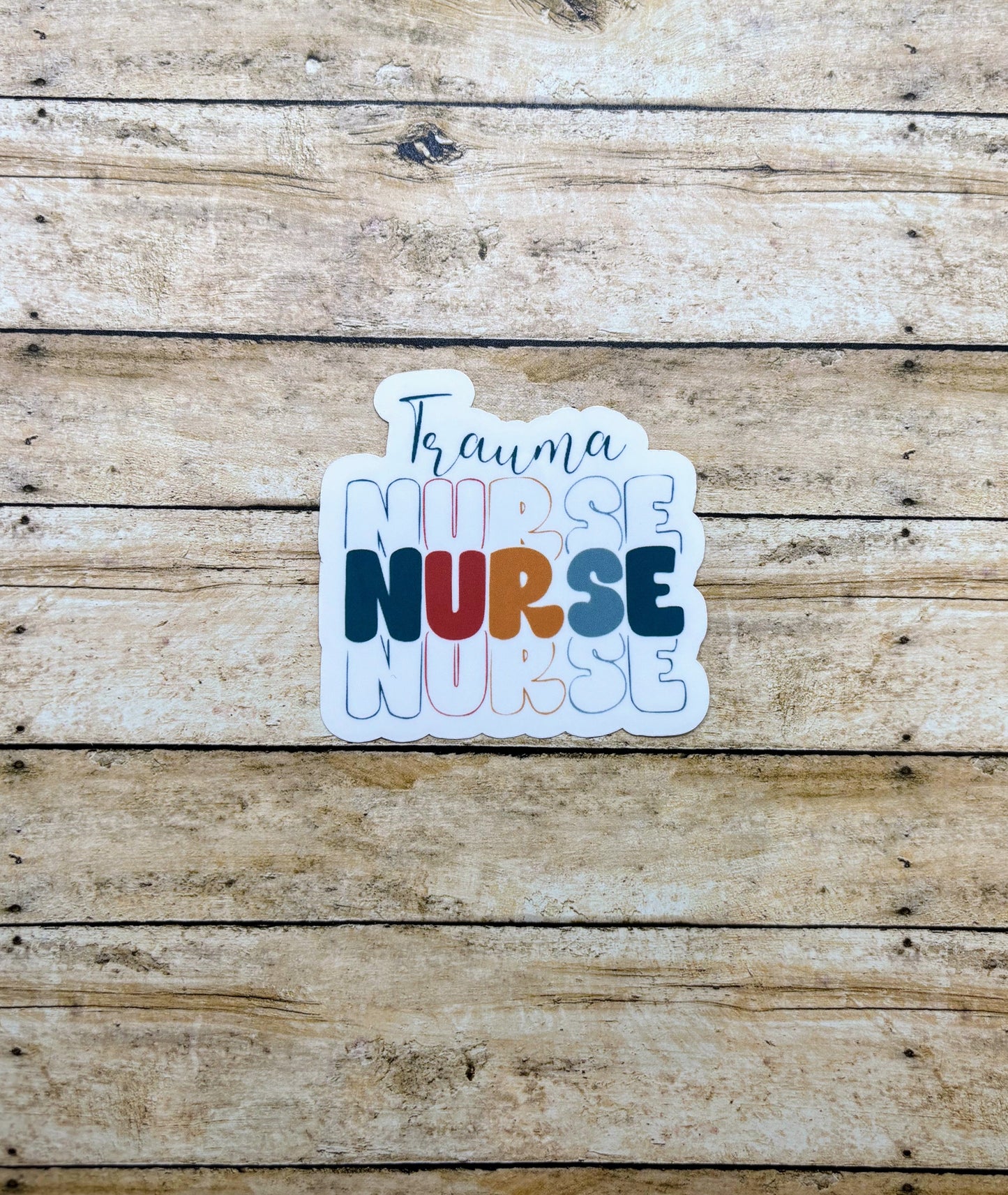 Trauma Nurse Sticker