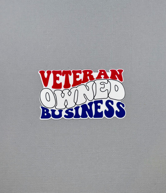 Veteran Owned Business Sticker